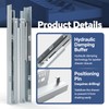 ToBeGreat 1 Pair Undermount Drawer Slides 12 Inch 80 lb