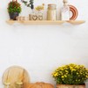 Pack of 2 Floating Shelf Brackets, Shelf Brackets Triangle White,