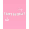 xo, Fetti Let's Go Girls - Banner con purpurina -