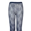 TBFT Blue lace tights fishnet stockings for women funky patterned