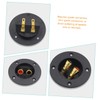 Operitacx 4pcs Round Speaker Terminal Binding Post Connector for Subwoofer