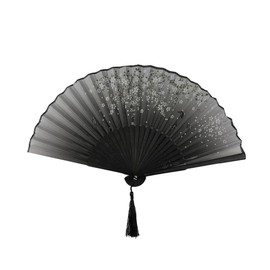 ZUWIJEQ 1 x Foldable Fan Hand Fan for Women, Foldable Fan Hand Fan, Handheld Folding Fan, Hand Fan, Wooden Carved Bamboo Handheld Folding Fan for Wall Decoration and Gift