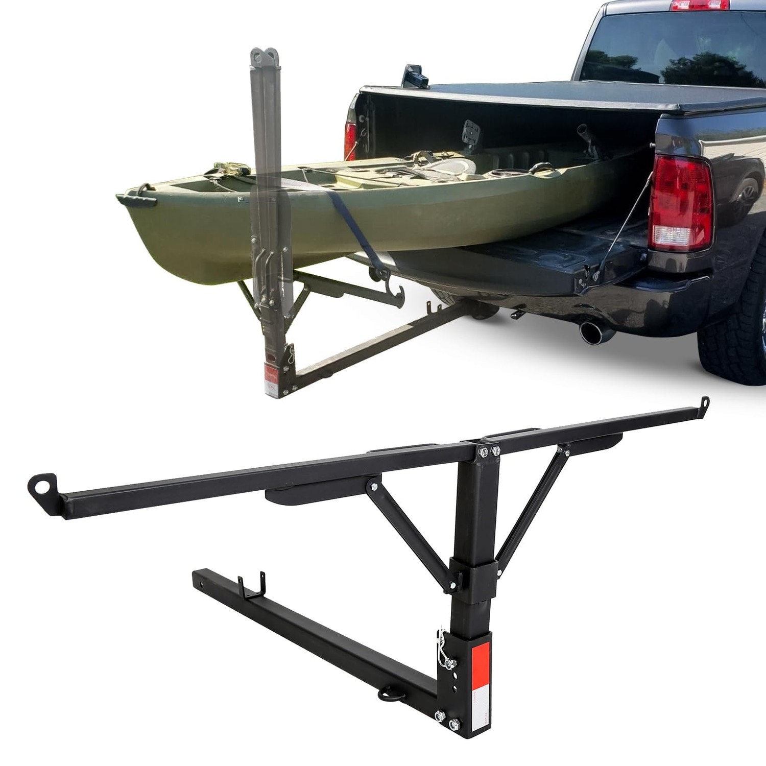 ECOTRIC ECOTRIC Truck Bed Hitch Extender 2 in 1 Design Foldable ...