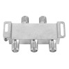 Poppstar Satellite Splitter Switch 4-Way (Analogue/Digital/BK/Unicable/HD/4K Suitable) for TV, Satellite,
