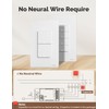 MOES WiFi 3 Gang Light Switches, 2.4GHz Smart Triple Single