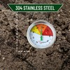 Compost Soil Thermometer by Greenco, Stainless Steel, Celsius and Fahrenheit