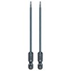 sourcing map 2pcs T6 Torx Screwdriver Bit 1/4" Hex Shank