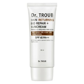 Dr. Troub 닥터트럽 바이오 리페어 썬크림 SPF40 PA++/무기자차 Dr. Trouble Bio Repair Sun Cream SPF40 PA++/Non-Sticky [Doctor Troub Bio Sun Cream B16]