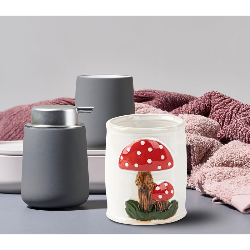 dgudgu - Soporte para brochas de maquillaje de hongos, organizador