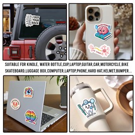 WESILY Pack 50 PCS Anatomy Pun Stickers Funny Vinyl Decal Waterproof Sticker Decor Water Bottle Laptop Scrapbooking Phone Guitar Gifts Birthday for Adults Teens Kids