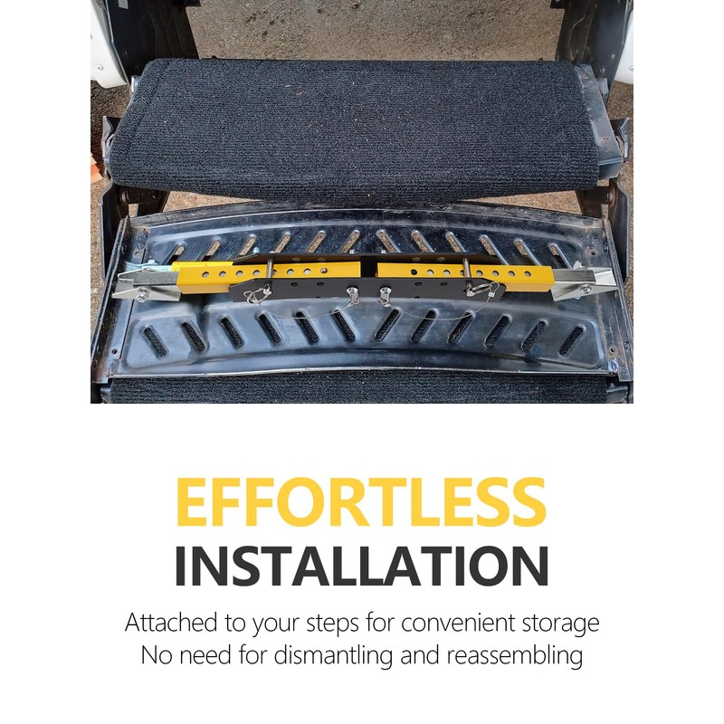SPARKWHIZ RV Step Stabilizer, Stabilizer Kit for Camper, 5th Wheels,