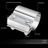 DNA Motoring EXA-CL-009 Abrazadera de Banda 3 Pulgadas Acero Inoxidable