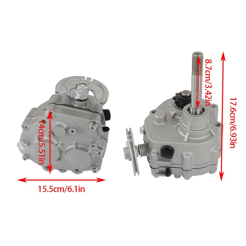 waltyotur Go Kart Forward Reverse Gearbox Kit Replacement for 2HP-13HP