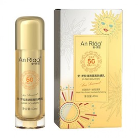[Overseas] Goodal Sun Cream Arola Transparent UV Protection Spf50+ Refreshing, non-sticky, white makeup application 40ml/small gold bottle Classic high-end 3ea