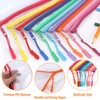 20pcs Mesh Zipper Pouch Bags Puzzle Storage Bags, A3 17x12