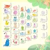 U-Zimikee 130 Pcs Glow-in-The-Dark Mini Resin Animals 25 Styles Tiny