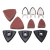 106Pcs Oscillating Tool Sanding Pads Kit for Metal 6Pcs Finger