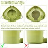 Fhiny Rabbit Water Bottle No Drip, 2 PCS Hanging Guinea