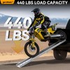 gardhom Folding Motorcycle Ramp Dirt Bike Ramp Aluminum Motorcycle Carrier