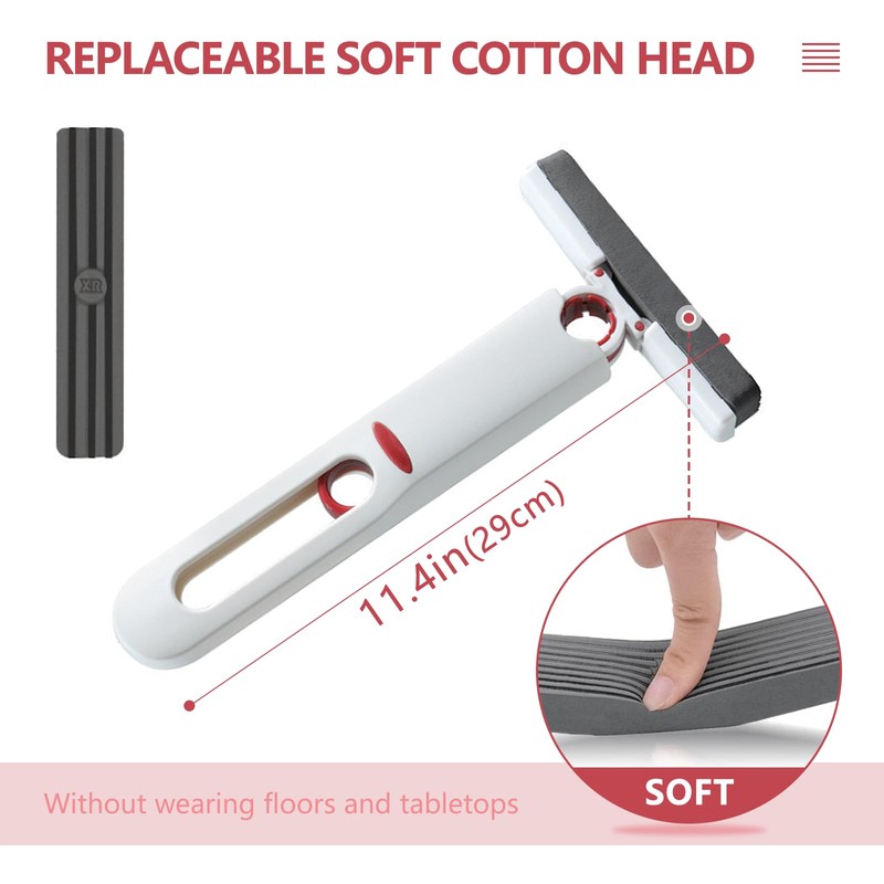 One Piece Travel Self Squeeze Mini Mop Foldable Hand-Free Mini