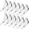 Pack of 12 Stainless Steel Tablecloth Clips Table Cover Clips
