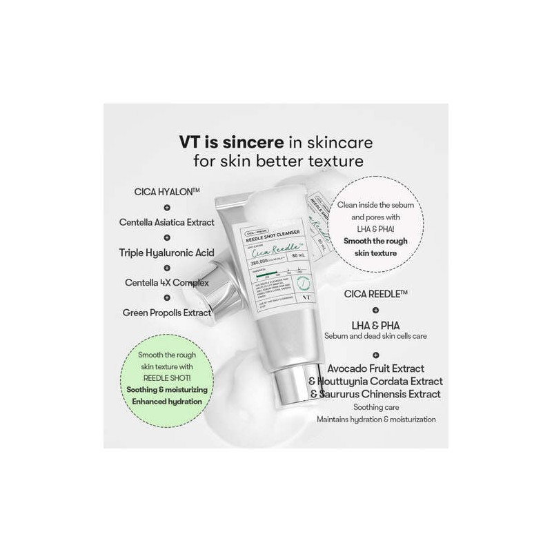 VT Cosmetics [VT Cosmetics]Reedle Shot Cleanser 80ml