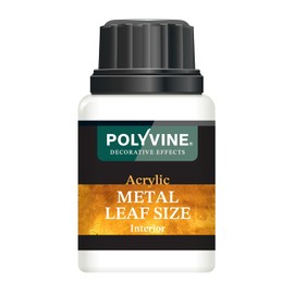 Polyvine Metal Leaf Size 100ml Gold & Metal Acrylic Adhesive