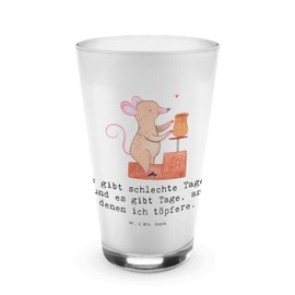 Mr. & Mrs. Panda Glas Töpfern - Geschenk, Latte Macchiato, Schenken, Cappuccino Glas, Cappuccino Tasse, Hobby, Töpferei, Töpferkurs, Gewinn