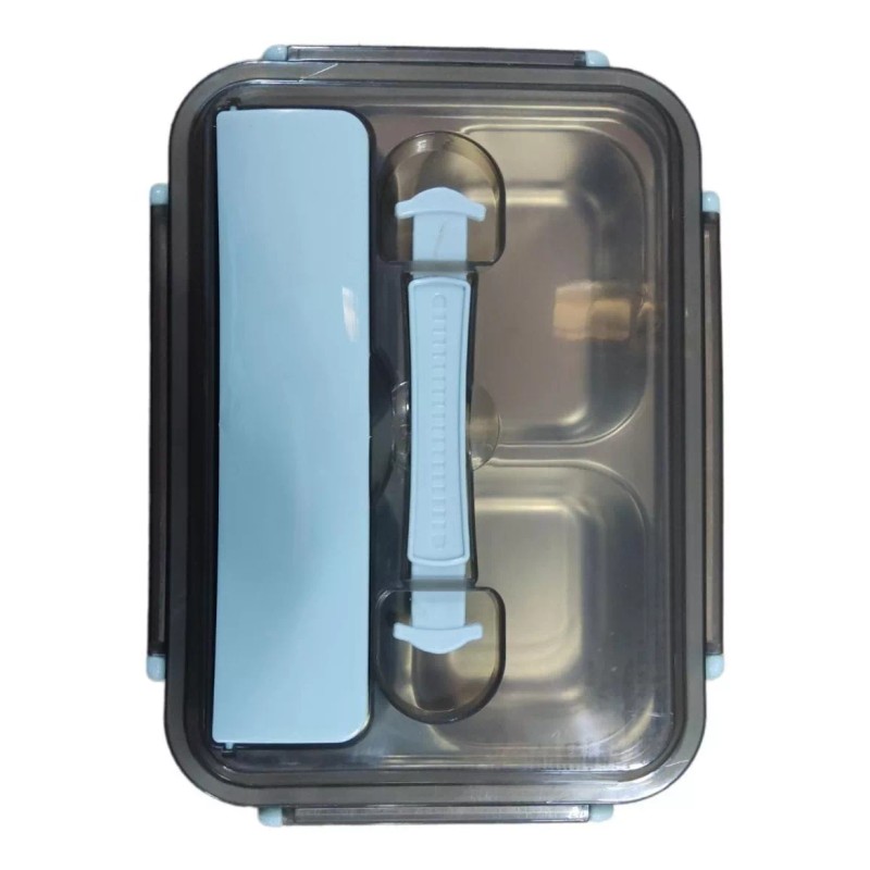 Lunchbox Contenedor Alimentos Lonchera Lunch Box Termica 4 Divisiones
