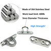 Greluma Pack of 4 45 mm M5 304 Stainless Steel