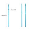 HEYLEAYAR 5MM Aluminum Crochet Hooks 14PCS,Crochet Needle US Size H(US