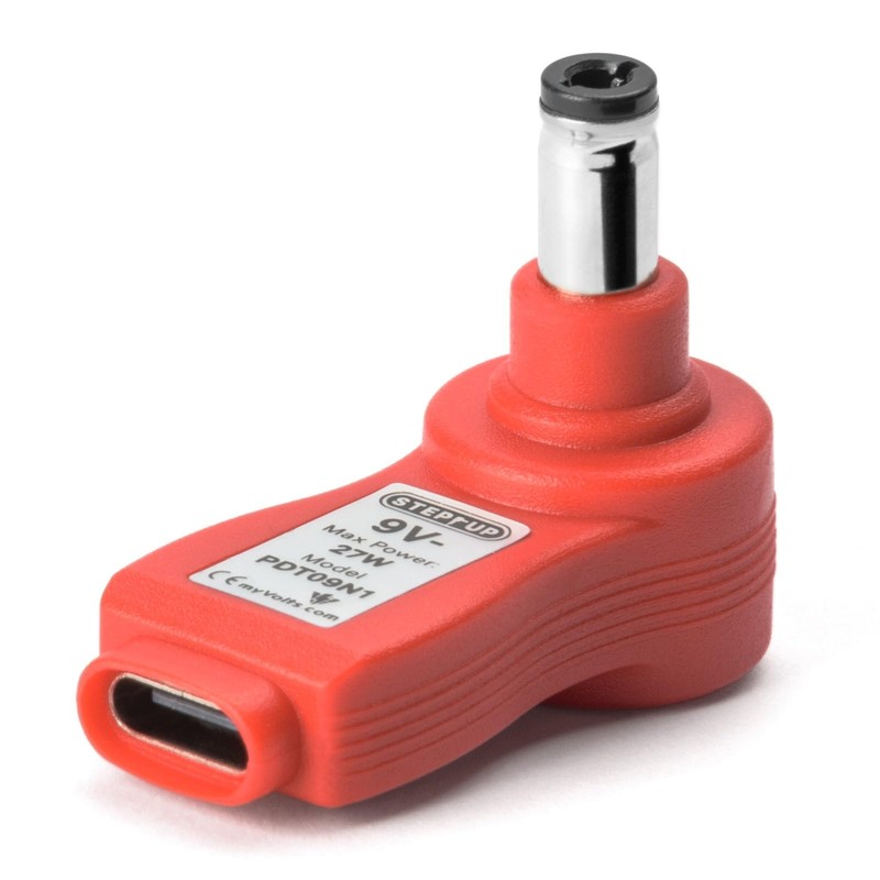 myVolts Step-Up USB-C to 9V DC Power Tip, Compatible with