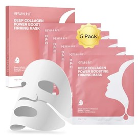 Mascarilla Facial De Colágeno Profunda Para Uso Nocturno, Mascarilla De Biocolágeno, Mascarilla Hidratante De Hidrogel Con Colágeno De Bajo Peso