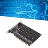 Adapter Card NVME M.2 to PCIE X16 4 Ports 32Gbps