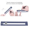 Drawing ToolMath Classroom Supplies Student Drawing Compass Straightedge Learning Tool