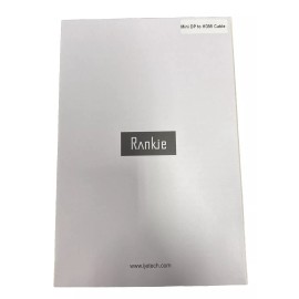 Rankie Mini DisplayPort Male To HDMI Male Cable, Compatible With Thunderbolt