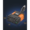 GOOSDA Ampeak inversor de Potencia DC 12V a 110V AC