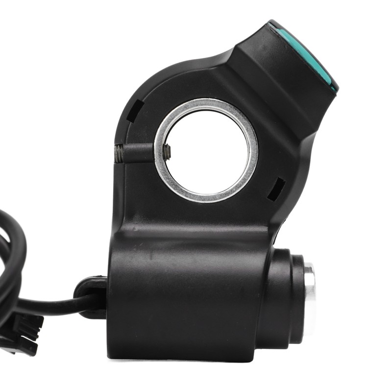 Electric Bike Throttle Grip Kit Speed Handlebars with Blue Font
