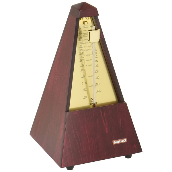 Nikko Metronome Wooden Regular Gold 104