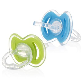 Nuby 2-Pack Gum-EEZ Pacifier Teethers, Colors May Vary