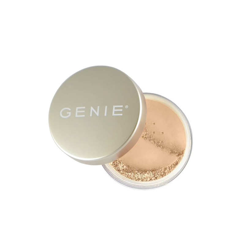 GENIE NUTRATANICALS Antioxidant Foundation Light, 8 gm & Small Kabuki