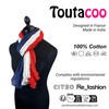 Toutacoo, Cotton Scarf, Chèche, Echarpe, crinkle soft scarf, light, fashion,