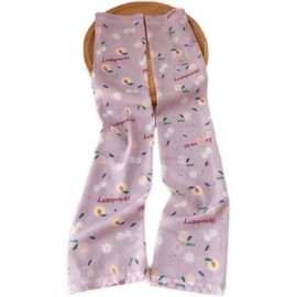 Women's Cooling Ice Silk Print UV Protection Arm Sleeves with Hand Cover Size/Flower Orange 15ea