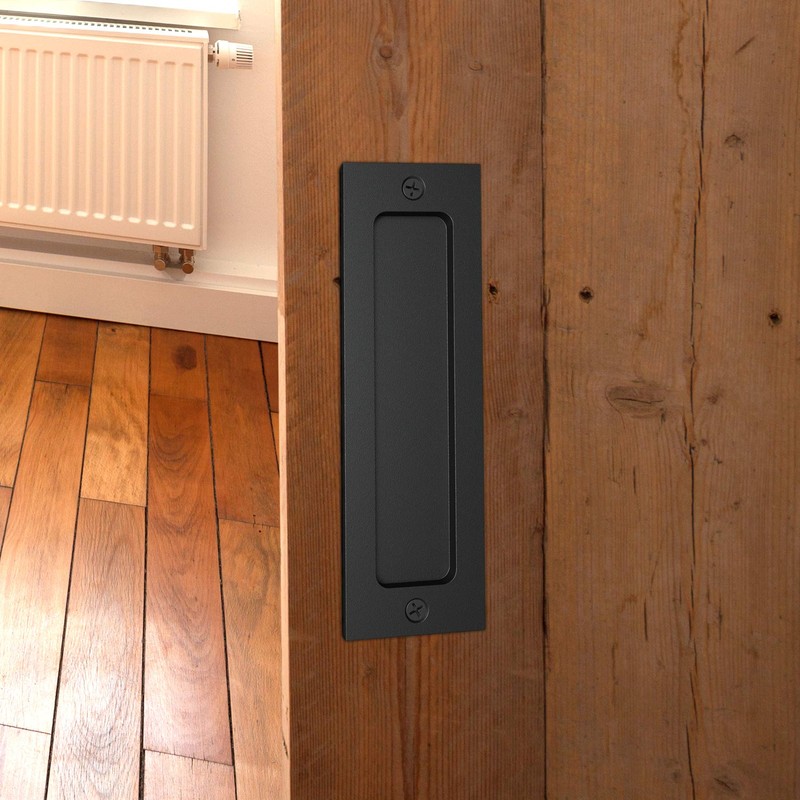 Tibres - 7" Sliding Barn Door Handle - Flush Pull