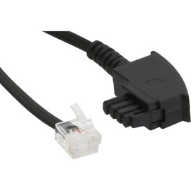 ADSL splitter cable, InLine®, TAE-F to 6P2C DEC plug 15m