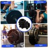 Kisangel Reliable Fitness Barbell Clamps Dumbbell Rod Nut 8pcs Barbell