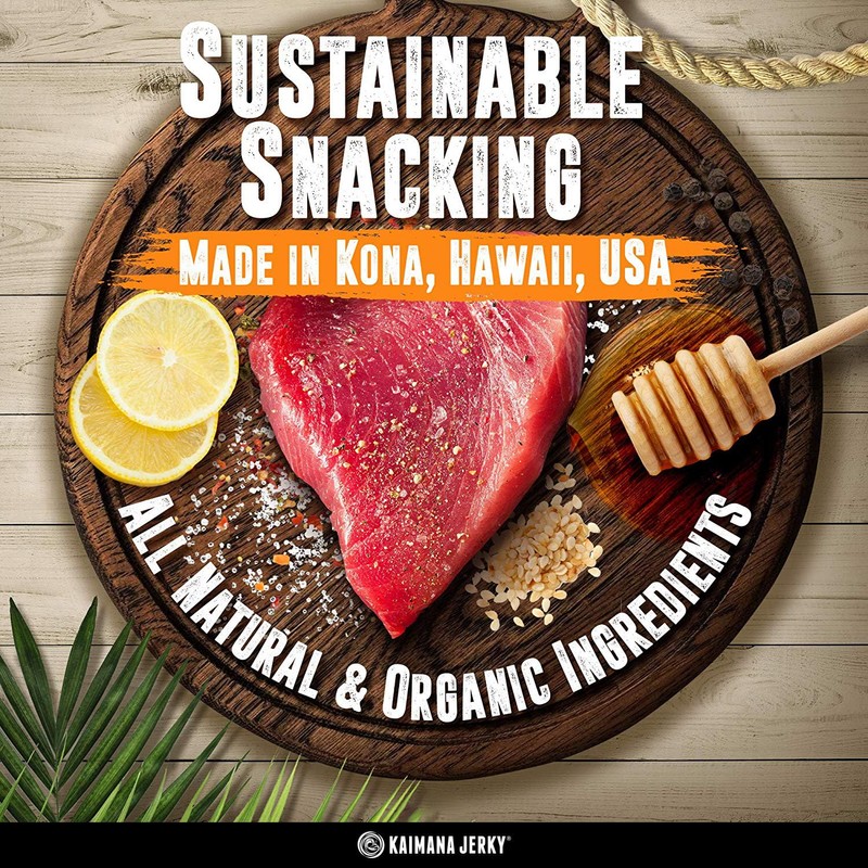 Kaimana Jerky Ahi Tuna Sampler Bundle - All Natural &