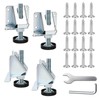 Celuisiva Heavy Duty Leveling Feet, 4 Pack Adjustable Furniture Levelers