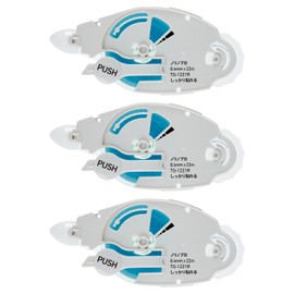 PLUS PLIT Norino Pro 39-349 Glue Tape (Firmly Attached) Refill Tape, Pack of 3