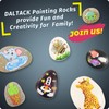 DALTACK 10 Pcs Large Rocks for Painting, Natural River Rocks,